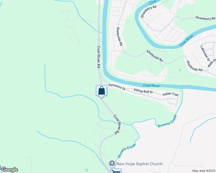 map of restaurants, bars, coffee shops, grocery stores, and more near 2-98 Geronimo Drive in Saint Albans