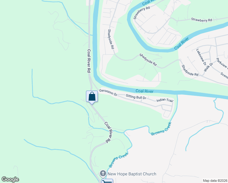 map of restaurants, bars, coffee shops, grocery stores, and more near 40 Geronimo Drive in Saint Albans