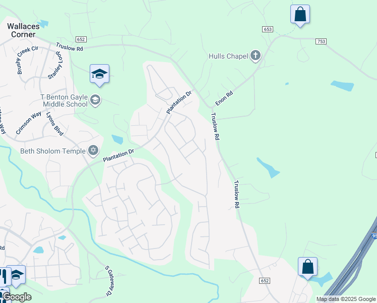 map of restaurants, bars, coffee shops, grocery stores, and more near in Fredericksburg