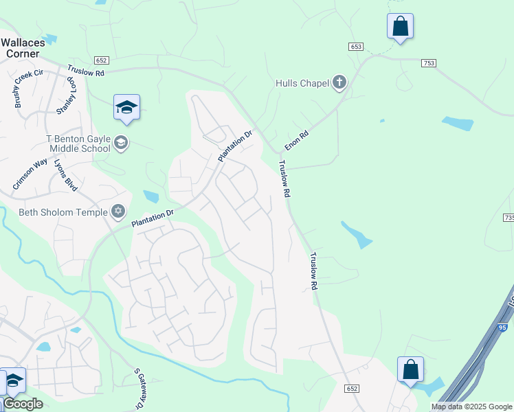 map of restaurants, bars, coffee shops, grocery stores, and more near 2 Fawn Lane in Fredericksburg