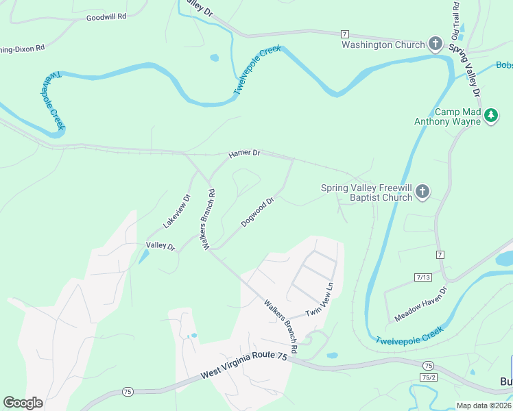 map of restaurants, bars, coffee shops, grocery stores, and more near 10 Dogwood Drive in Huntington