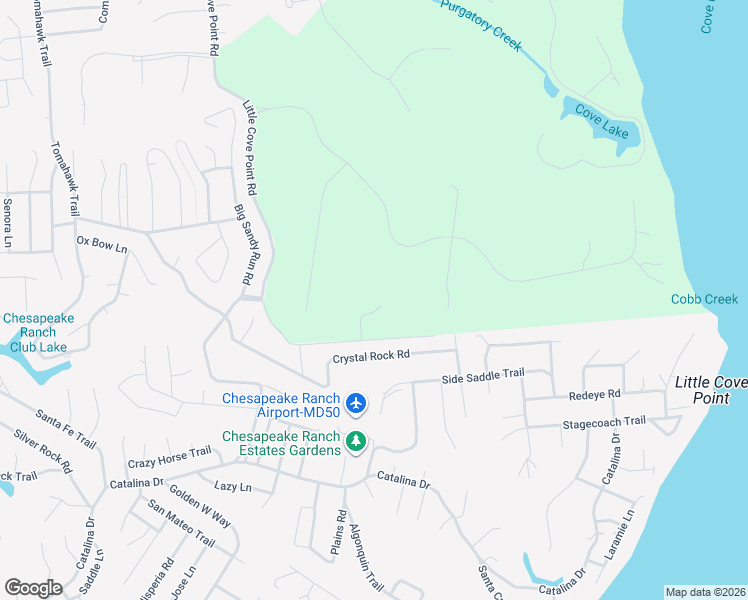 map of restaurants, bars, coffee shops, grocery stores, and more near 12050 Little Cove Point Road in Lusby