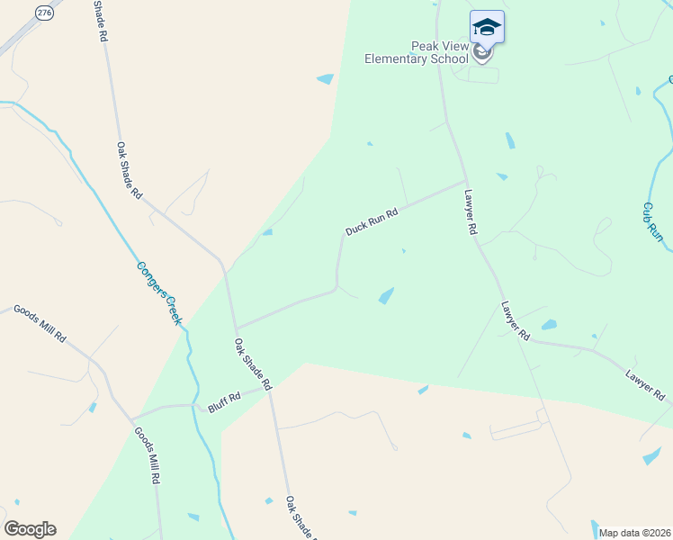 map of restaurants, bars, coffee shops, grocery stores, and more near Duck Run Road in Harrisonburg