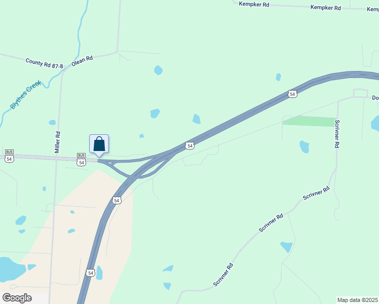 map of restaurants, bars, coffee shops, grocery stores, and more near 117 Doyle Road in Eldon