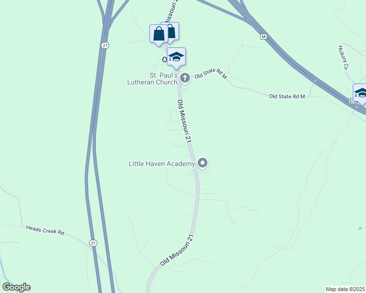 map of restaurants, bars, coffee shops, grocery stores, and more near 4619 Karie Lane in Barnhart