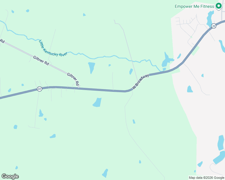 map of restaurants, bars, coffee shops, grocery stores, and more near 1708 Ballardsville Road in Eminence