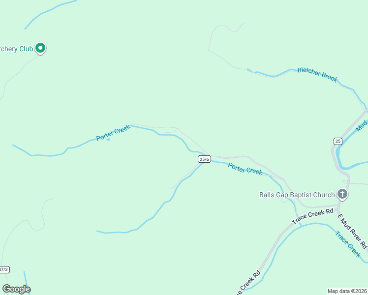 map of restaurants, bars, coffee shops, grocery stores, and more near 1100 Porter Creek Road in Milton