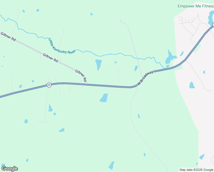 map of restaurants, bars, coffee shops, grocery stores, and more near 1708-1958 Ballardsville Road in Eminence