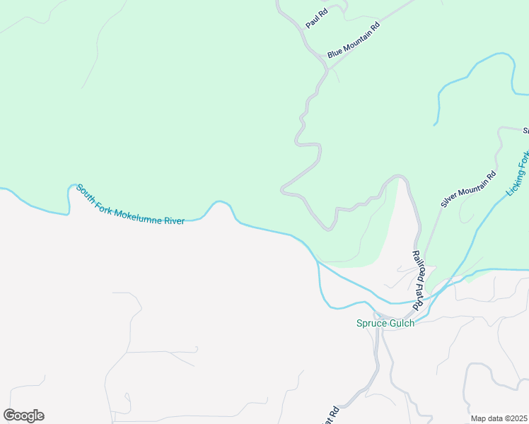 map of restaurants, bars, coffee shops, grocery stores, and more near 2883 Railroad Flat Road in Wilseyville
