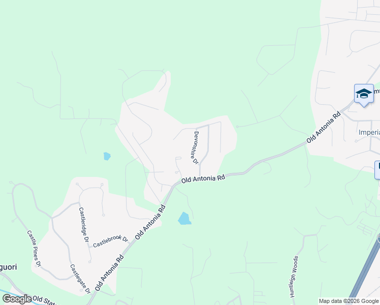 map of restaurants, bars, coffee shops, grocery stores, and more near 2118 Devonshire Drive in Imperial