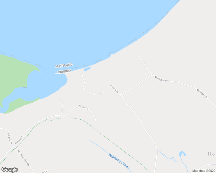 map of restaurants, bars, coffee shops, grocery stores, and more near 16281 Owens Drive in King George