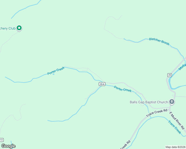 map of restaurants, bars, coffee shops, grocery stores, and more near 1100 Porter Creek Road in Milton