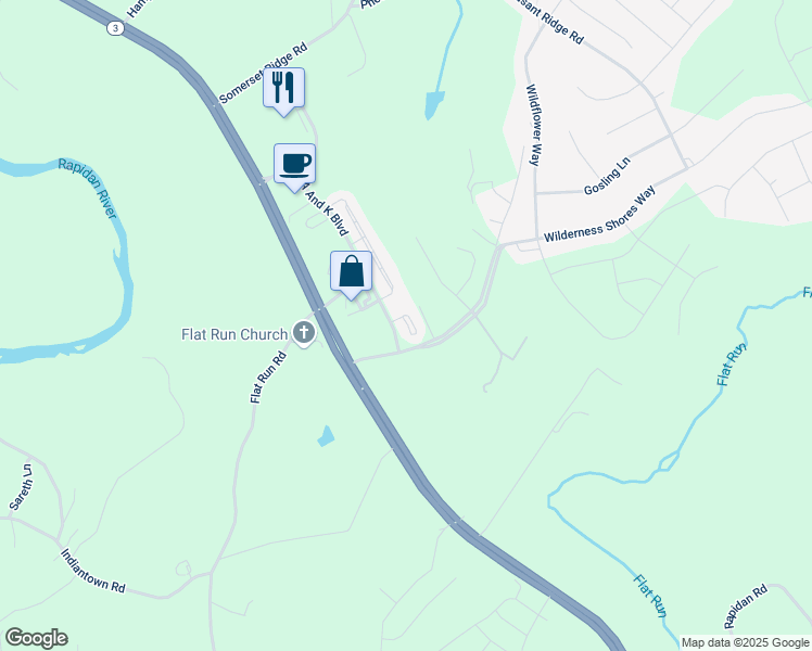 map of restaurants, bars, coffee shops, grocery stores, and more near Saba Place in Locust Grove