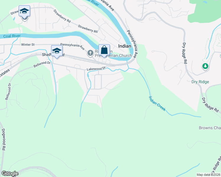 map of restaurants, bars, coffee shops, grocery stores, and more near 404 Wistful Vista Way in Saint Albans