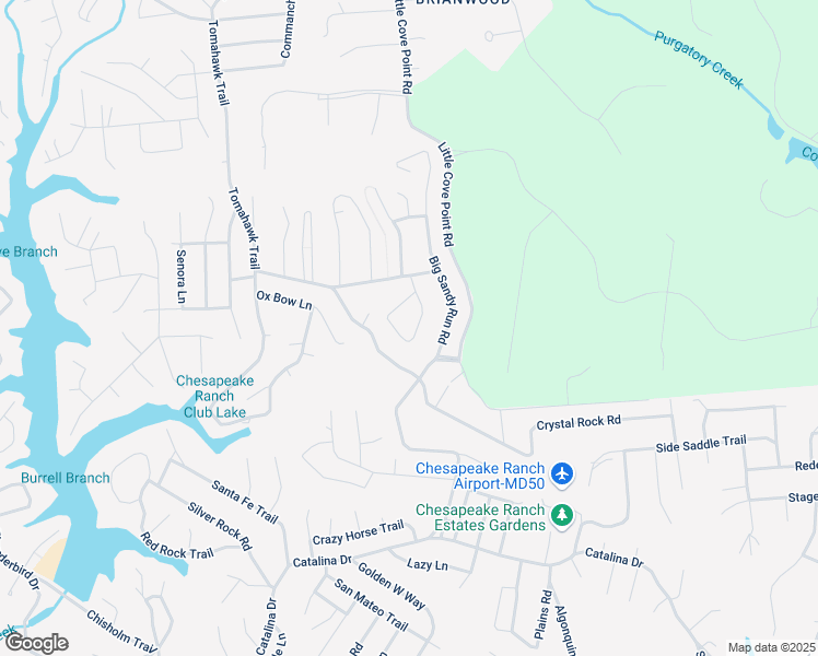 map of restaurants, bars, coffee shops, grocery stores, and more near 11637 Cowpoke Circle in Lusby