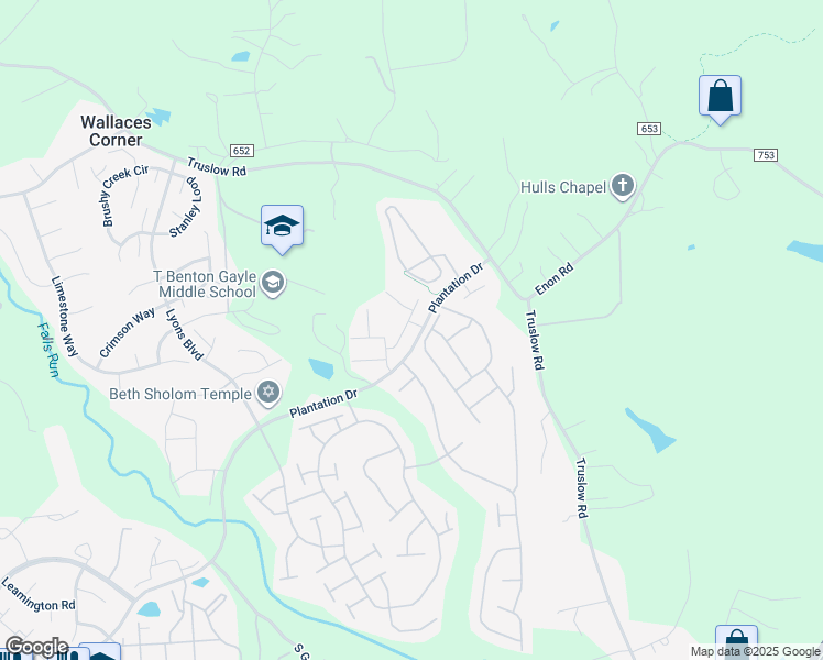 map of restaurants, bars, coffee shops, grocery stores, and more near 20 Sondra Lane in Fredericksburg