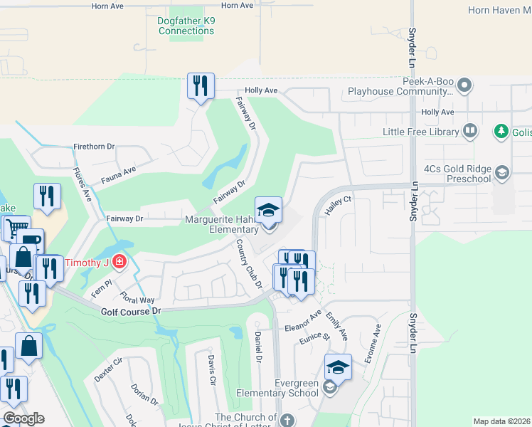 map of restaurants, bars, coffee shops, grocery stores, and more near 844 Hudis Street in Rohnert Park