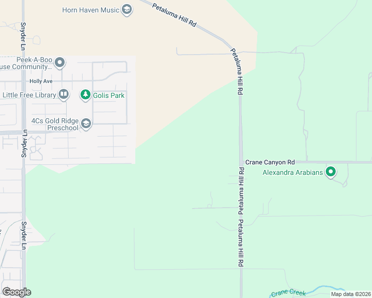 map of restaurants, bars, coffee shops, grocery stores, and more near 5655 Petaluma Hill Road in Santa Rosa