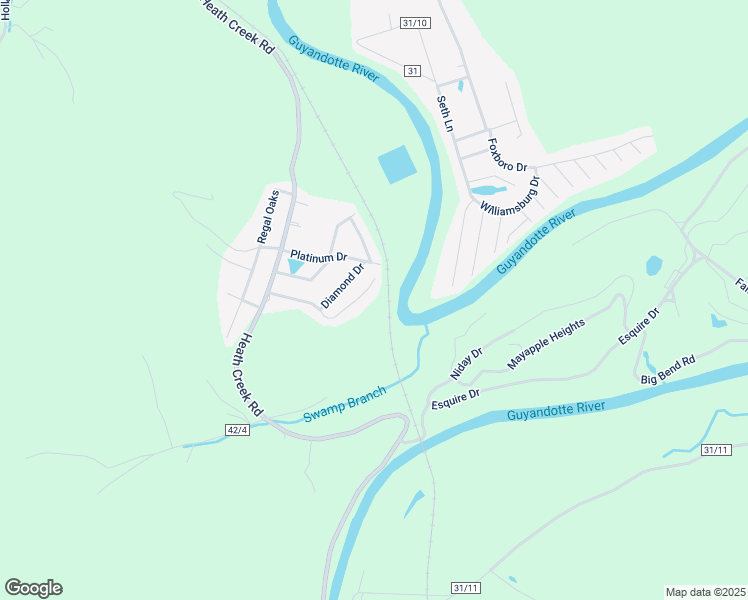 map of restaurants, bars, coffee shops, grocery stores, and more near 22 Castle Dr in Barboursville