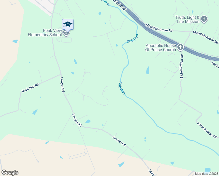 map of restaurants, bars, coffee shops, grocery stores, and more near 563 Hickory Point Trail in Penn Laird