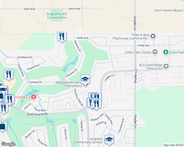 map of restaurants, bars, coffee shops, grocery stores, and more near 870 Hudis Street in Rohnert Park