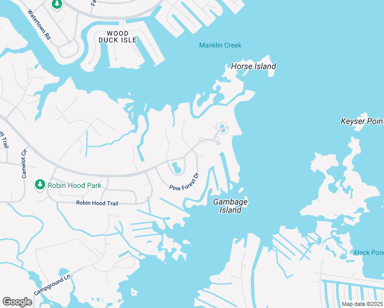 map of restaurants, bars, coffee shops, grocery stores, and more near 149 Pine Forest Drive in Ocean Pines