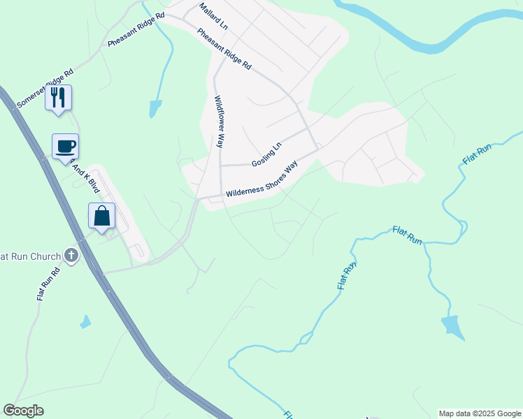 map of restaurants, bars, coffee shops, grocery stores, and more near 35623 Pine Needle Lane in Lake of the Woods