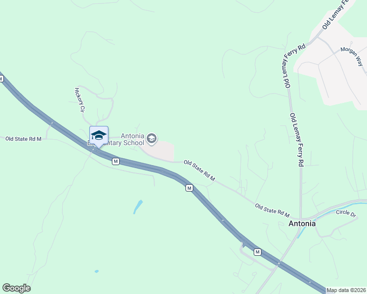 map of restaurants, bars, coffee shops, grocery stores, and more near 3851 State Highway M in Imperial