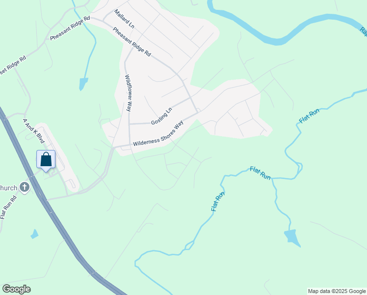 map of restaurants, bars, coffee shops, grocery stores, and more near 2417 Misty Meadow Lane in Lake of the Woods