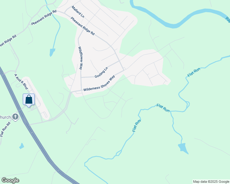 map of restaurants, bars, coffee shops, grocery stores, and more near 2417 Misty Meadow Lane in Lake of the Woods