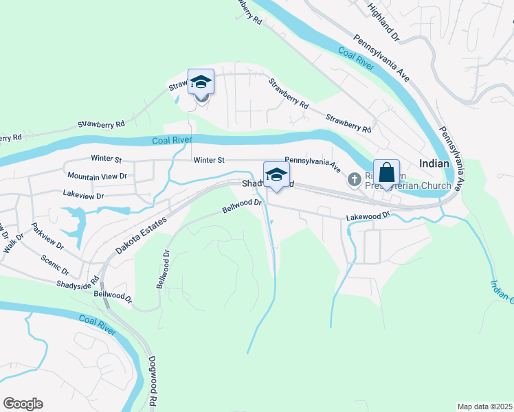 map of restaurants, bars, coffee shops, grocery stores, and more near 2106 A in Saint Albans