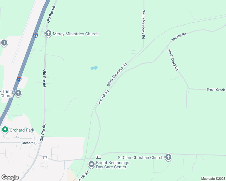 map of restaurants, bars, coffee shops, grocery stores, and more near 3692 Iron Hill Road in Union