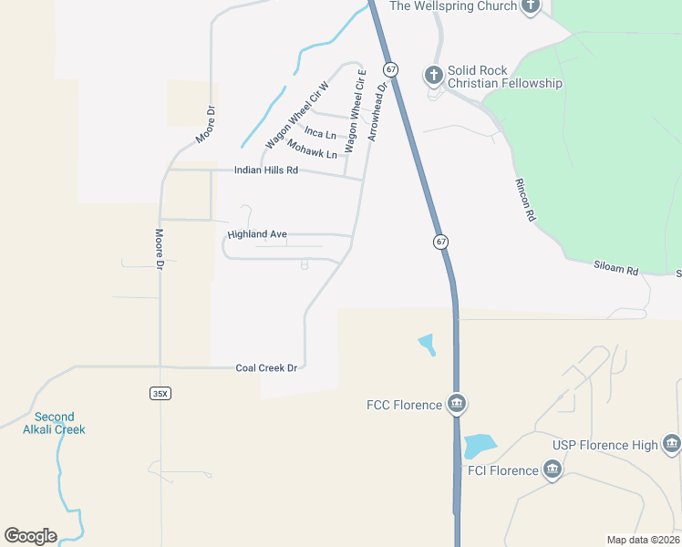 map of restaurants, bars, coffee shops, grocery stores, and more near 550 Arrowhead Drive in Florence