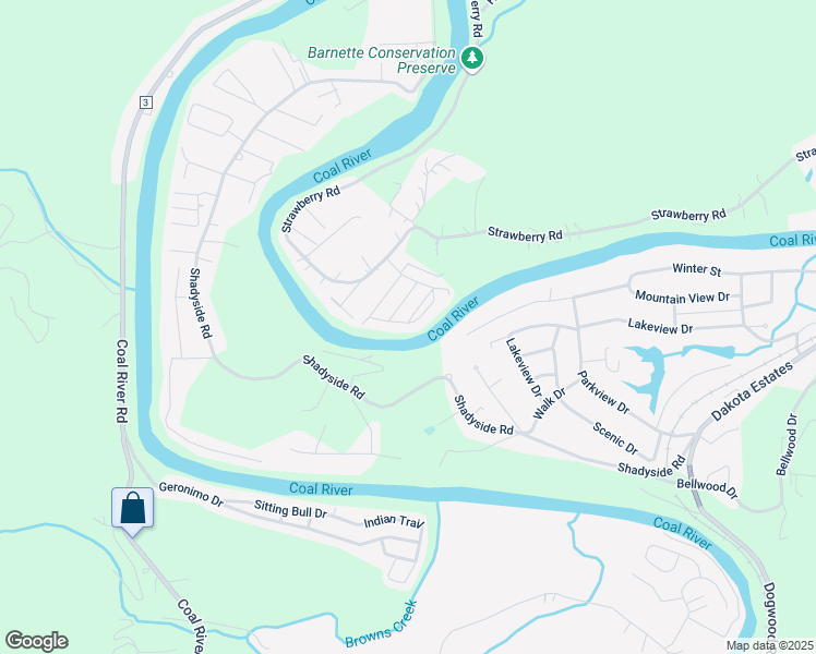 map of restaurants, bars, coffee shops, grocery stores, and more near 221 Empire Drive in Saint Albans