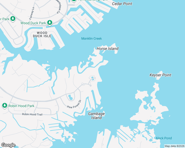 map of restaurants, bars, coffee shops, grocery stores, and more near 2101 Points Reach in Ocean Pines
