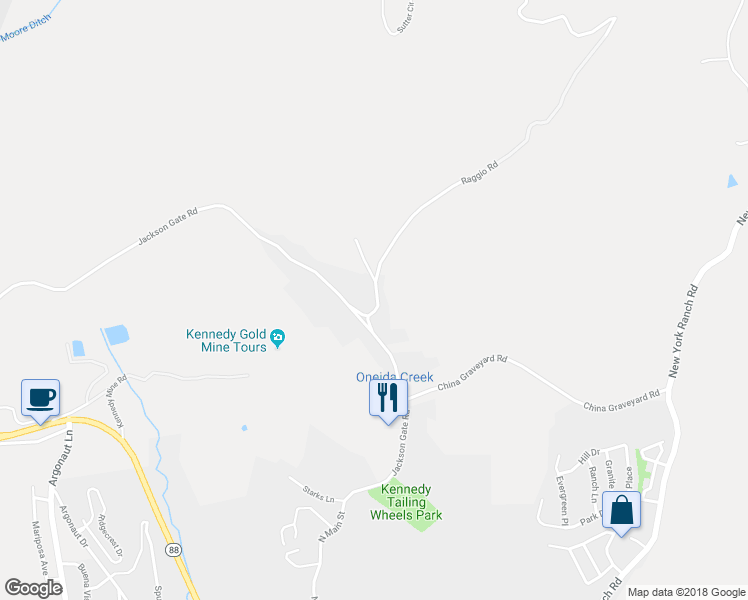 map of restaurants, bars, coffee shops, grocery stores, and more near 9 Raggio Road in Jackson