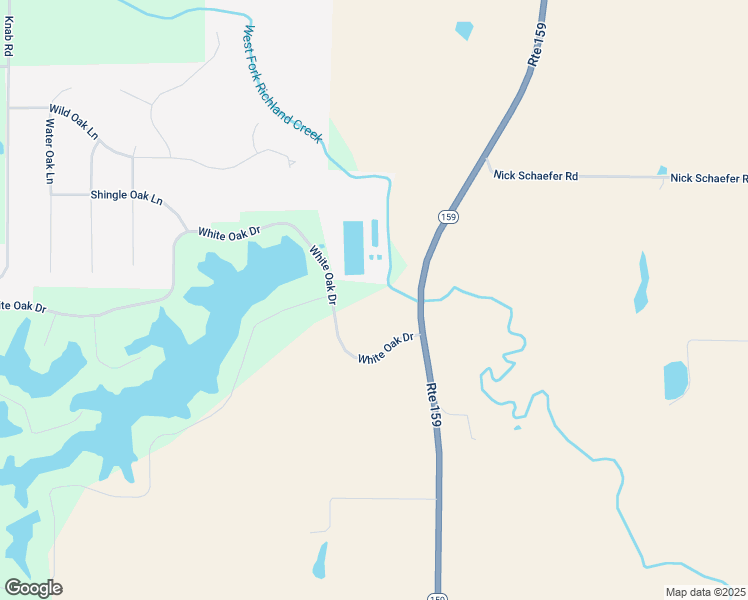 map of restaurants, bars, coffee shops, grocery stores, and more near 5483 White Oak Drive in Smithton