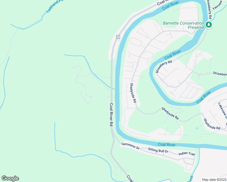 map of restaurants, bars, coffee shops, grocery stores, and more near 3045 Coal River Rd in St Albans