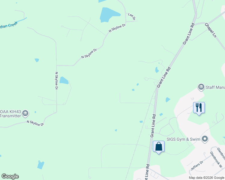 map of restaurants, bars, coffee shops, grocery stores, and more near 510 Payne Road in New Albany