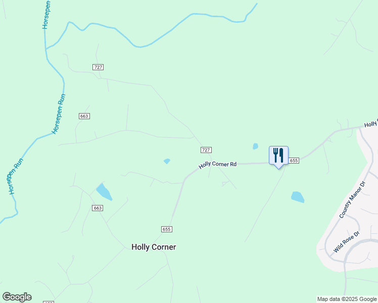 map of restaurants, bars, coffee shops, grocery stores, and more near 27 Monroe Farm Road in Fredericksburg