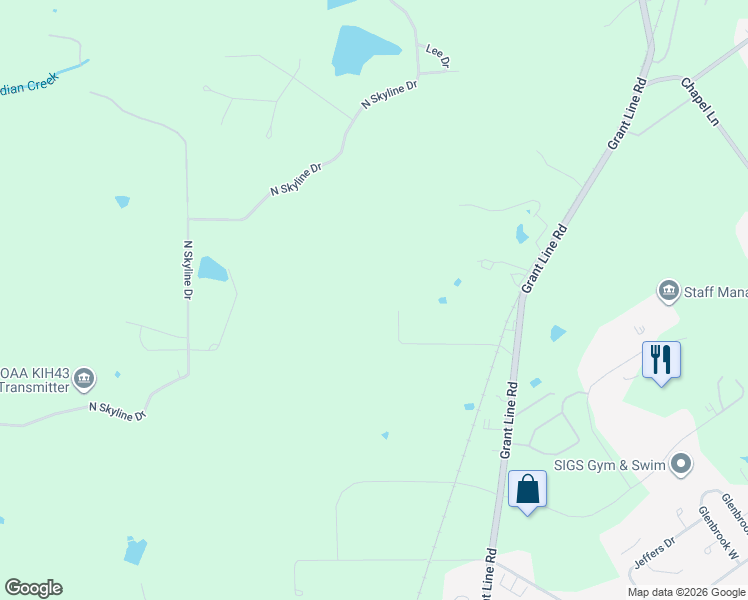 map of restaurants, bars, coffee shops, grocery stores, and more near 510 Payne Road in New Albany