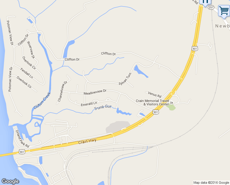 map of restaurants, bars, coffee shops, grocery stores, and more near 9829 Meadowview Drive in Newburg