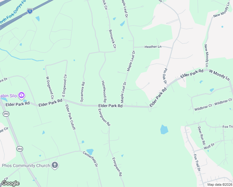 map of restaurants, bars, coffee shops, grocery stores, and more near 3502 Maple Leaf Drive in La Grange