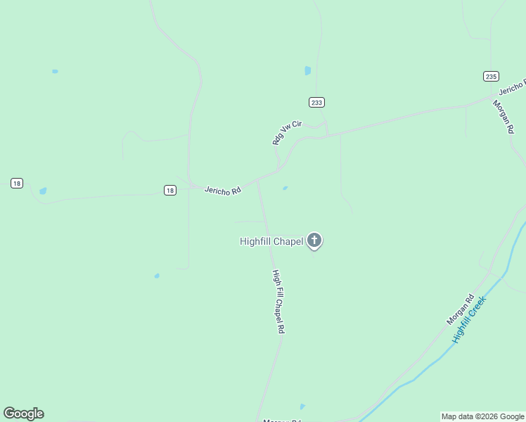 map of restaurants, bars, coffee shops, grocery stores, and more near 2140 Highfill Chapel Road in Taswell