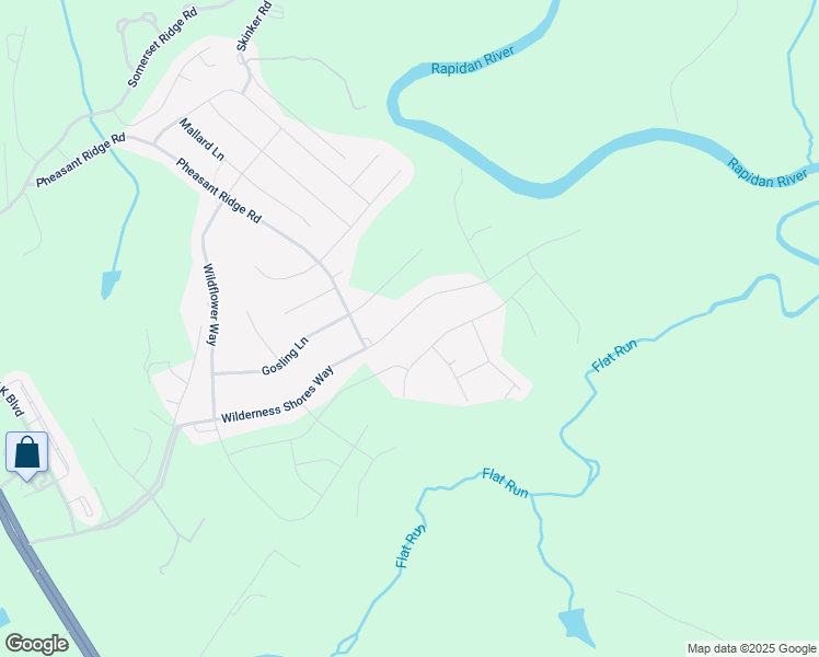map of restaurants, bars, coffee shops, grocery stores, and more near 35514 Wilderness Shores Way in Locust Grove