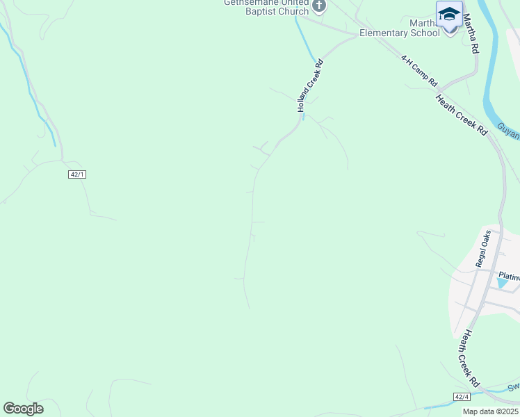 map of restaurants, bars, coffee shops, grocery stores, and more near 3321 Holland Creek Rd in Barboursville