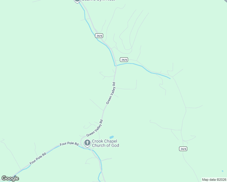 map of restaurants, bars, coffee shops, grocery stores, and more near County Road 34/6 in Huntington
