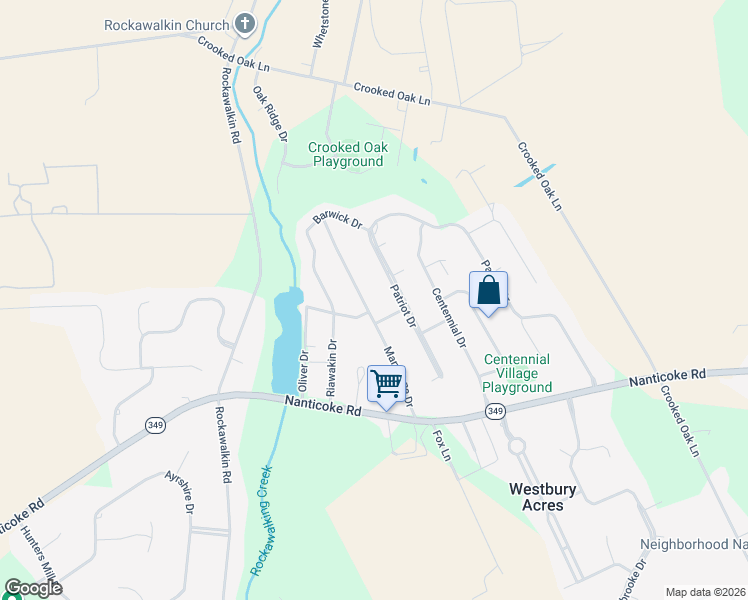 map of restaurants, bars, coffee shops, grocery stores, and more near 27124 Patriot Drive in Salisbury