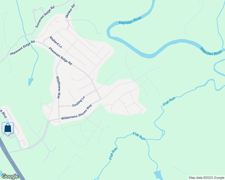 map of restaurants, bars, coffee shops, grocery stores, and more near 35476 Wilderness Shores Way in Locust Grove