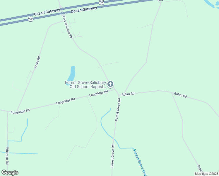 map of restaurants, bars, coffee shops, grocery stores, and more near 6562 Forest Grove Rd in Parsonsburg